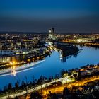 Basel zur Blauen Stunde