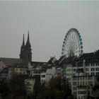 Baseler Skyline mit Riesenrad