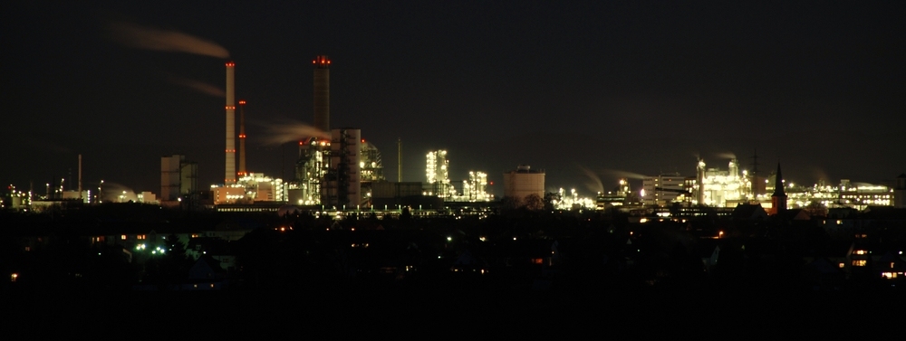 BASF by night