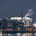 BASF Ludwigshafen bei Dämmerung