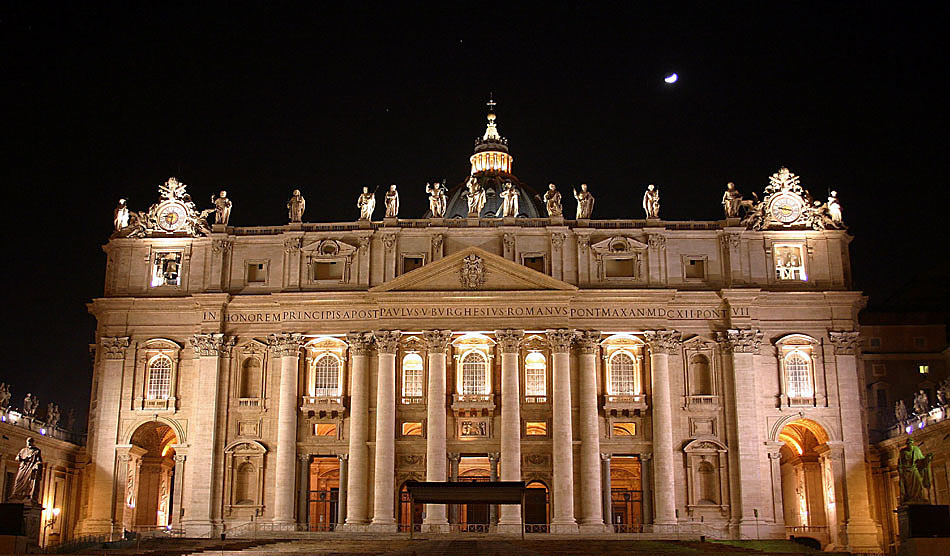 "Basilica di San Pietro" by Night