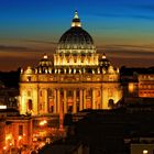 Basilica di San Pietro in notturno (quasi)