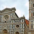 Basilica di Santa Maria del Fiore Façade and Giotto's Campanile, Florence