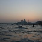 Basilica di Santa Maria della Salute im Sonnenuntergang