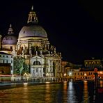 Basilica di Santa Maria della Salute - Venedig bei Nacht