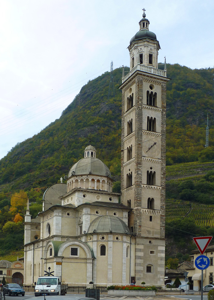 Basilica Madonna di Tirano - Kehrseite