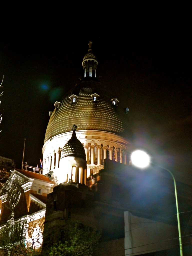 Basilika bei Nacht