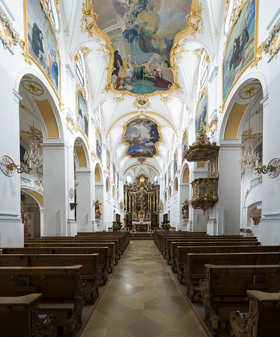  Basilika Heilig Kreuz und Mariä Himmelfahrt Scheyern Oberbayern