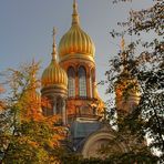 Basilika in goldenem Licht