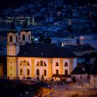 Basilika Innsbruck bei Nacht