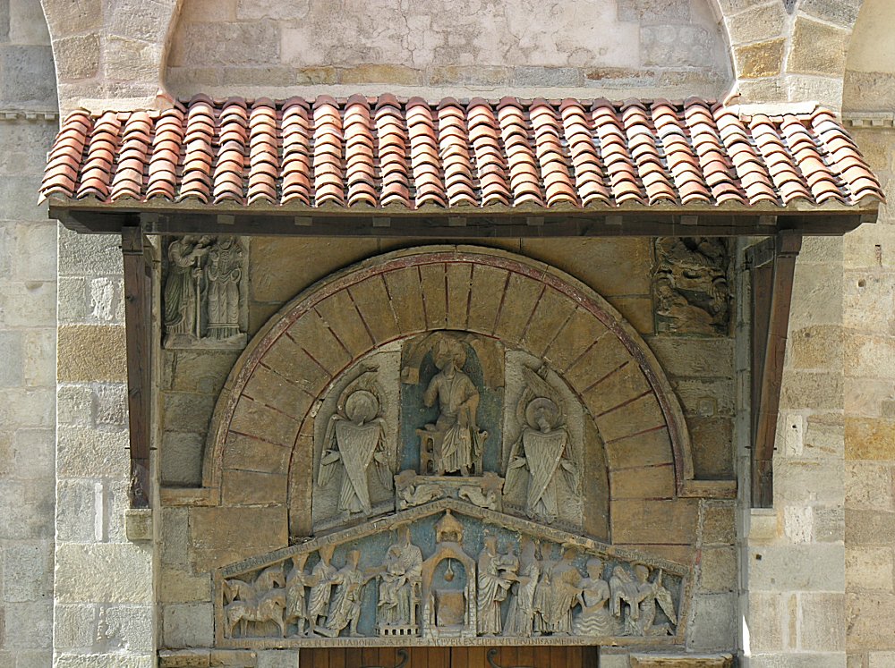 Basilika Notre-Dame du Port, Clermont-Ferrand, Auvergne, Frankreich