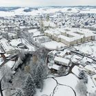 Basilika Ottobeuren unter dem ersten Schnee 2015