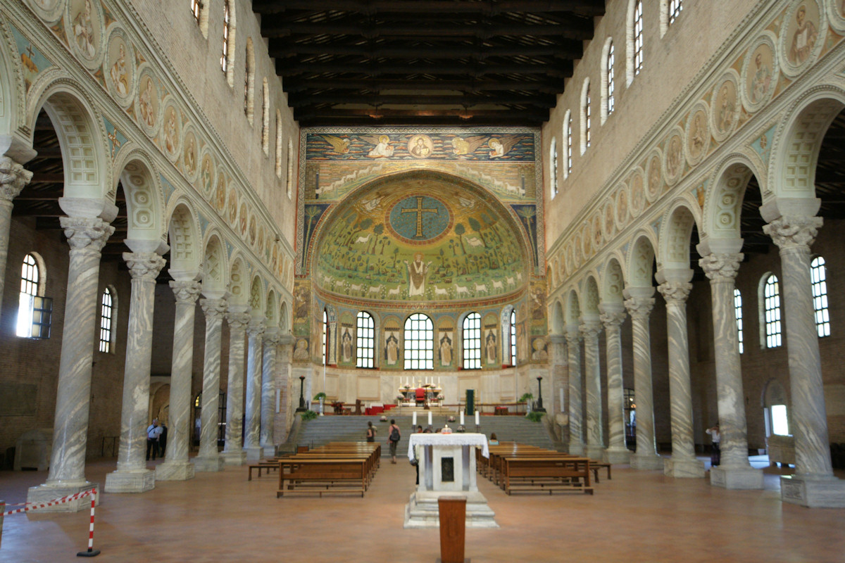 Basilika Saint Apollinare in Classe in der Nähe von Ravenna