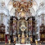 Basilika St. Alexander und St. Theodor Ottobeuren Blick in den Chor