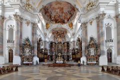 Basilika St. Alexander und St. Theodor Ottobeuren Blick zum Altar