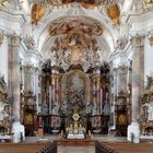 Basilika St. Alexander und St. Theodor Ottobeuren Blick zum Altar