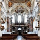 Basilika St. Alexander und St. Theodor Ottobeuren Blick zur Marienorgel