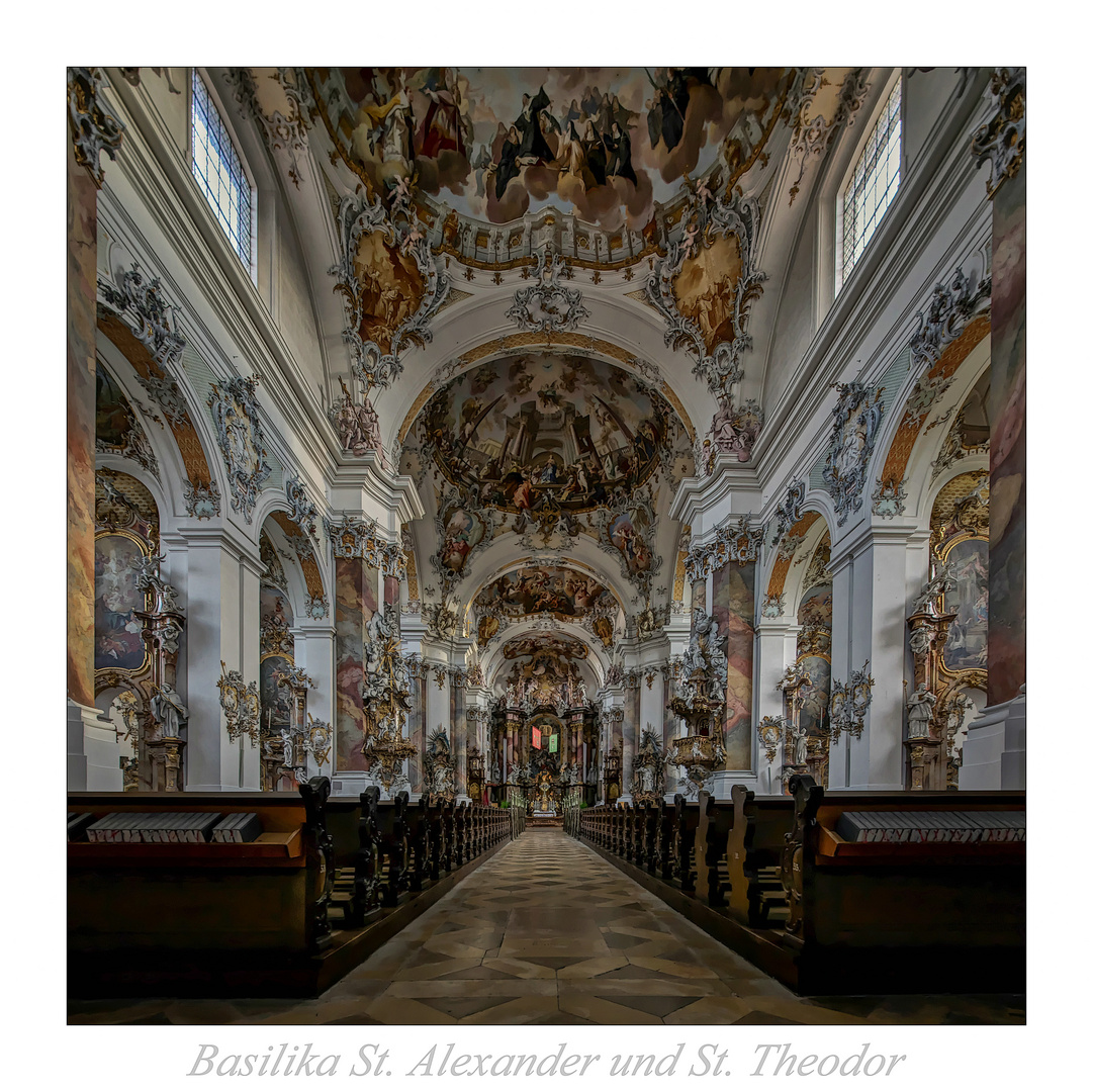 Basilika St. Alexander und St. Theodor ( Ottobeuren ) " Gott zu Gefallen