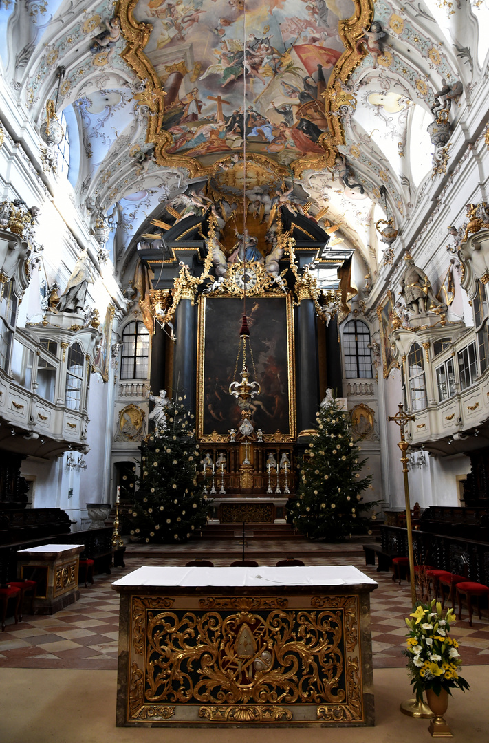 Basilika St. Emmeram Altarraum Foto & Bild | kirche ...