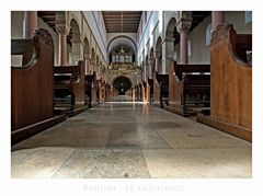 Basilika-St. Godehard " Blick zur Orgel, aus meiner Sicht...."