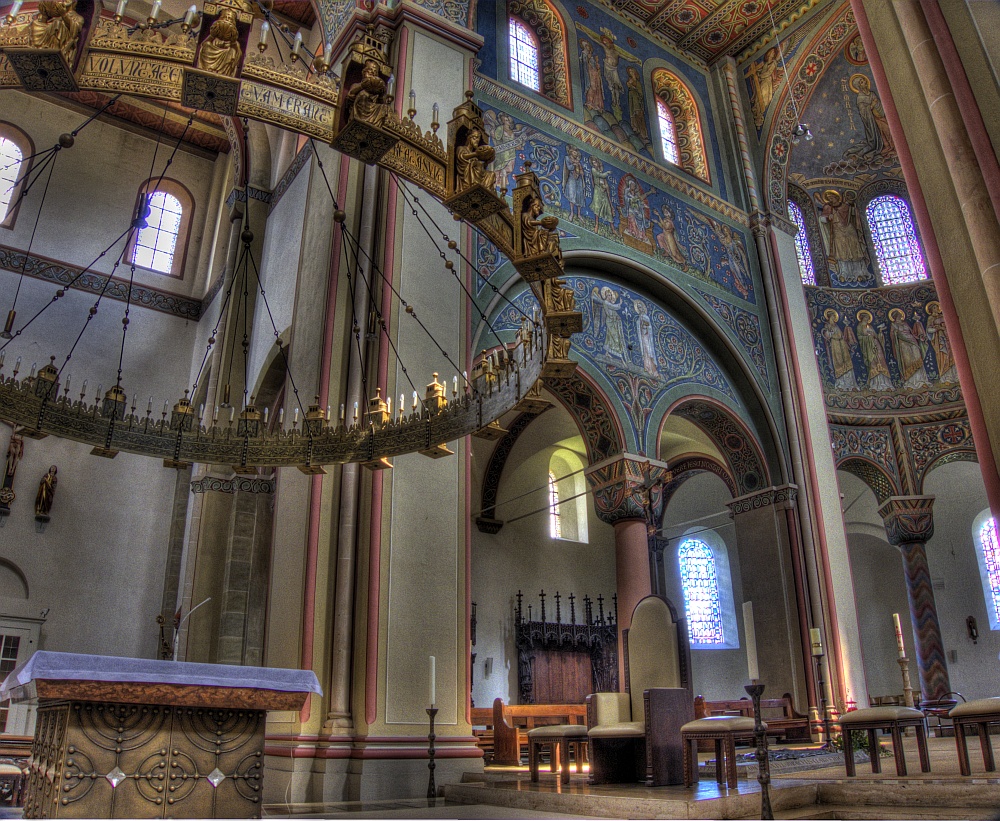 Basilika St. Godehard in Hildesheim, HDR