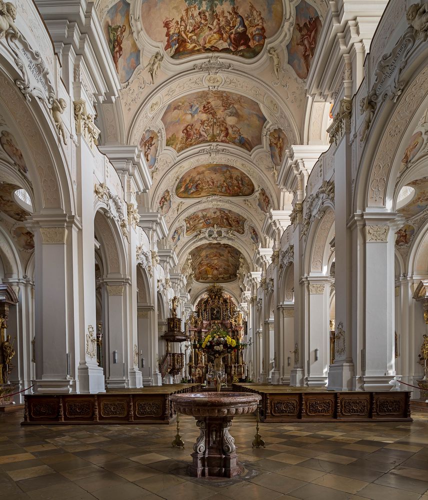  Basilika St. Mauritius in Niederalteich "Blick nach Osten"