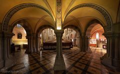  Basilika St.Georg und St.Pancratius Hecklingen unter der Orgelempore