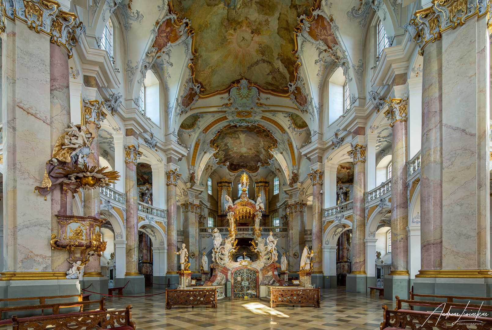  Basilika Vierzehnheiligen Blick nach Westen