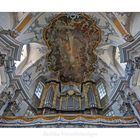 Basilika Vierzehnheiligen " Blick zur Orgel aus meiner Sicht..."