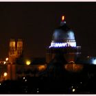 Basilique (Brüssel) bei Nacht und Regen