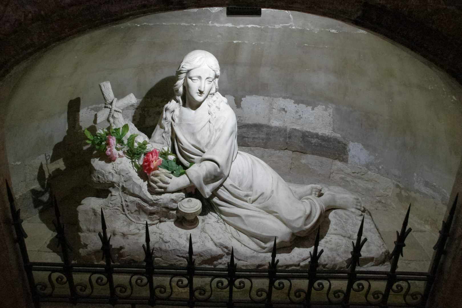 Basilique de St Maximin la Ste Baume - Statue de Marie-Madeleine