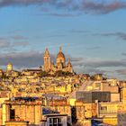 Basilique du Sacré-Cœur de Montmartre au loin