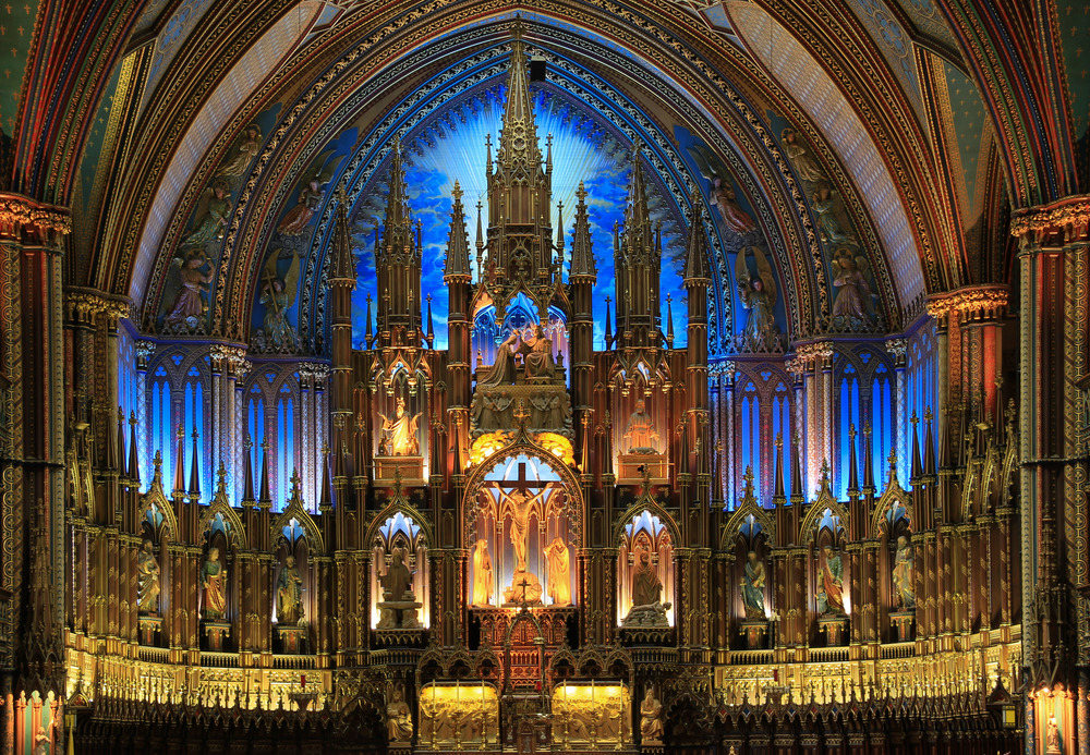 Basilique Notre-Dame à Montréal