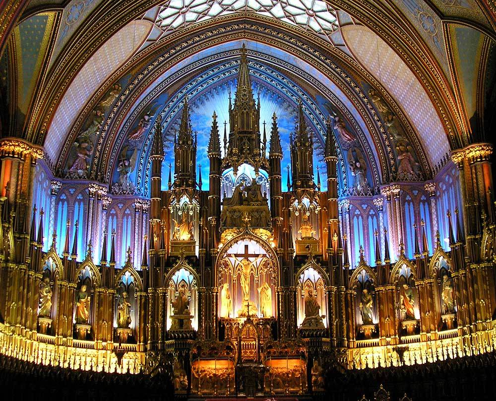 Basilique Notre Dame in Montreal