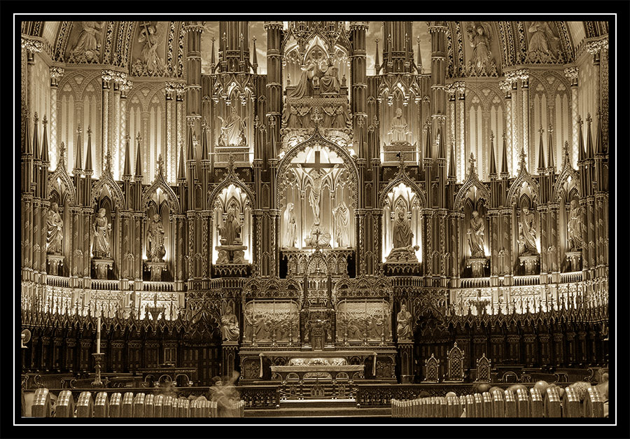 Basilique Notre Dame Montreal