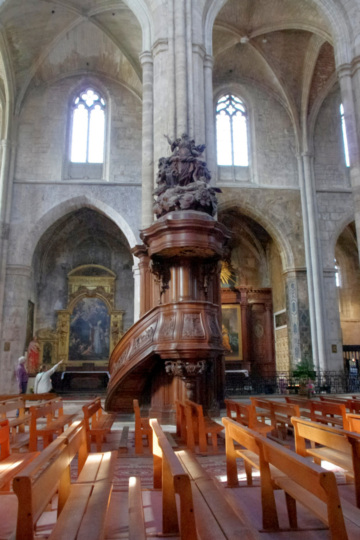 Basilique Ste Marie Madeleine - la chaire