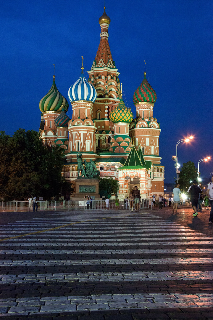 Basilius-Kathedrale am Abend