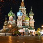 Basilius Kathedrale bei Nacht