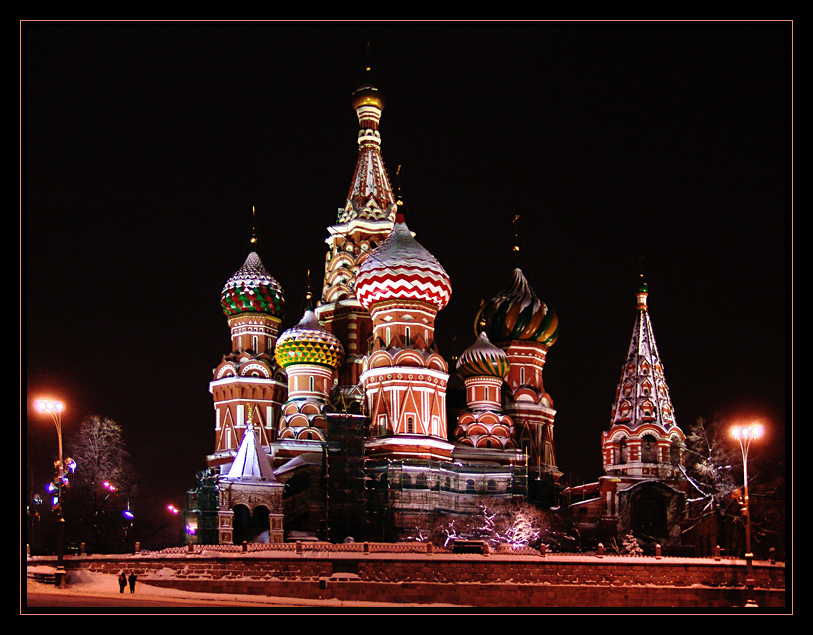 Basilius-Kathedrale in Moskau...