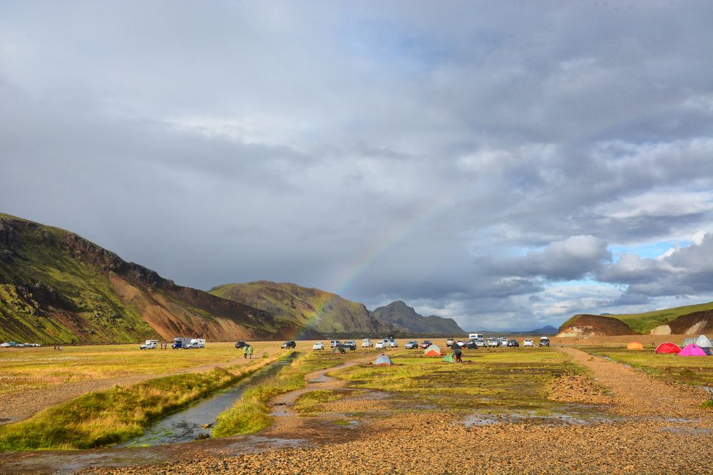 Basislager Landmannalaugar