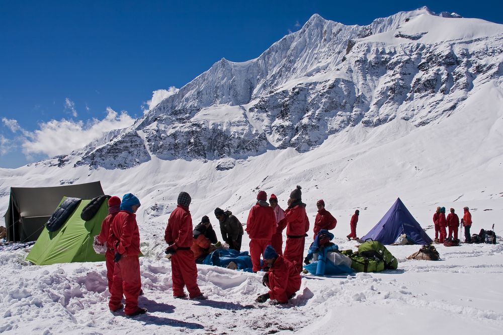 Basislager Thapa Peak