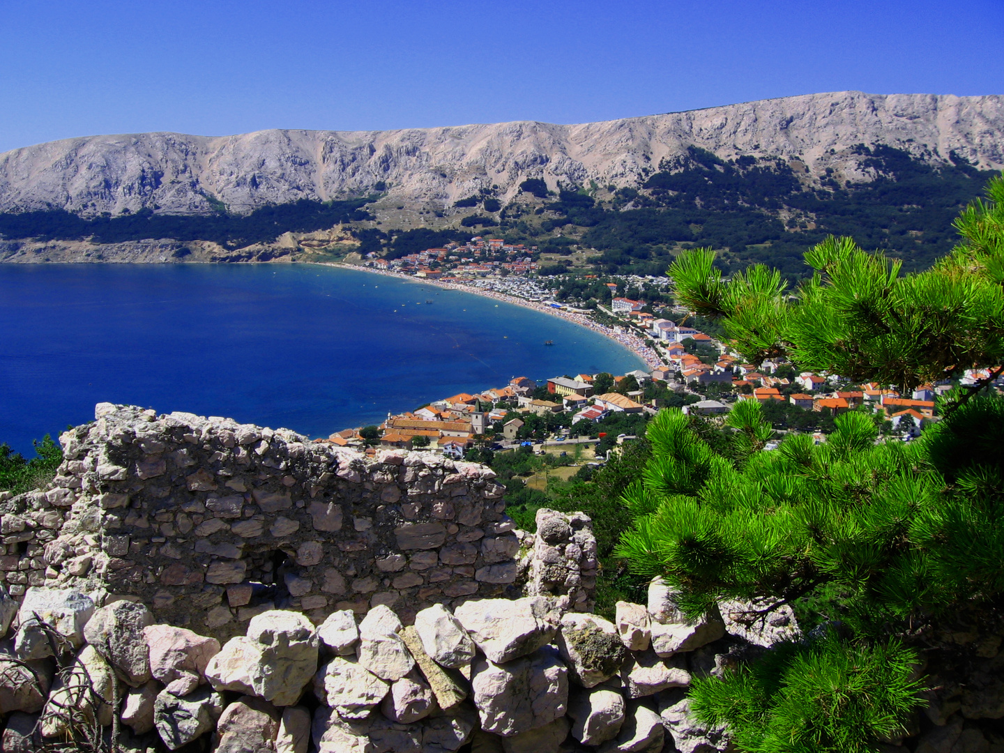 Baska auf der Insel Krk Foto Bild reisen meer Baska auf der Insel Krk Foto Bild reisen meer