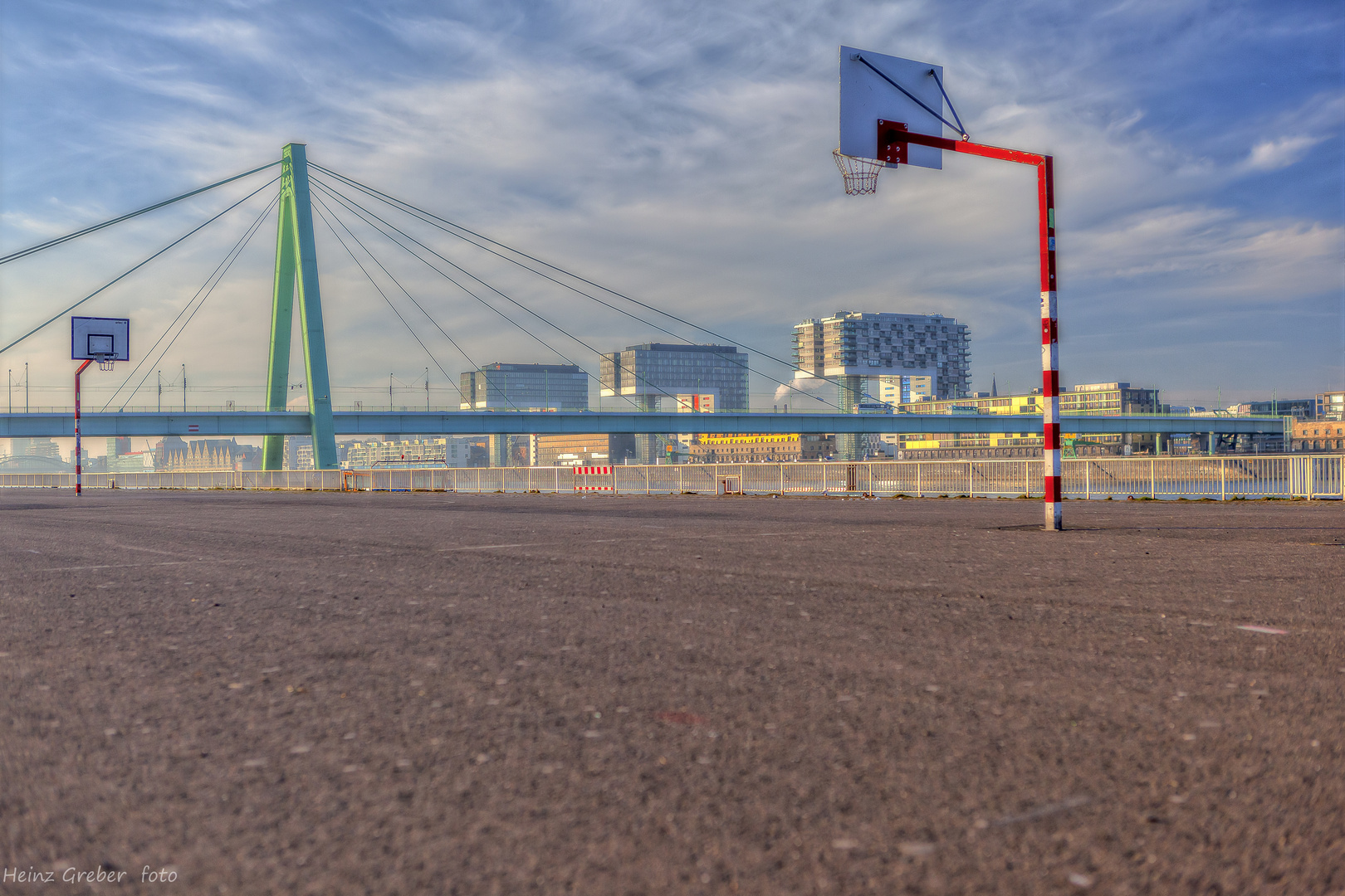 Basketball am Rhein