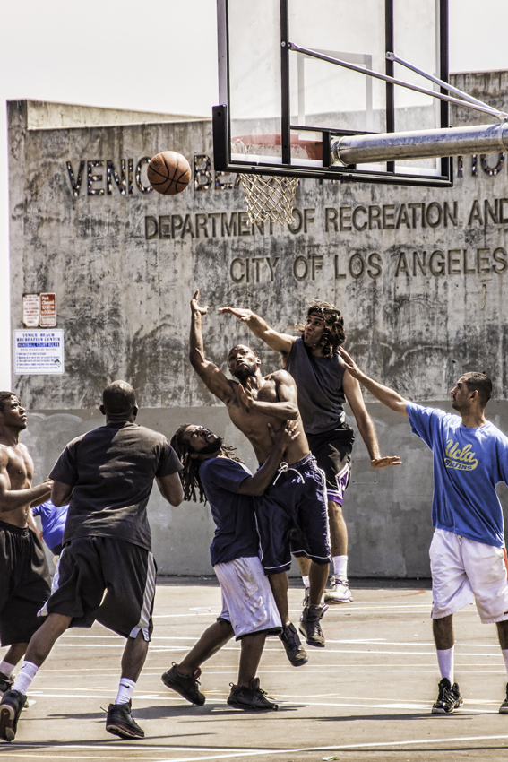Basketball Boys at Venice Beach