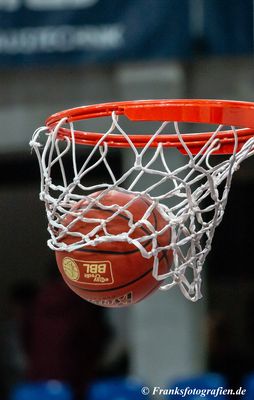 Basketball im Ziel