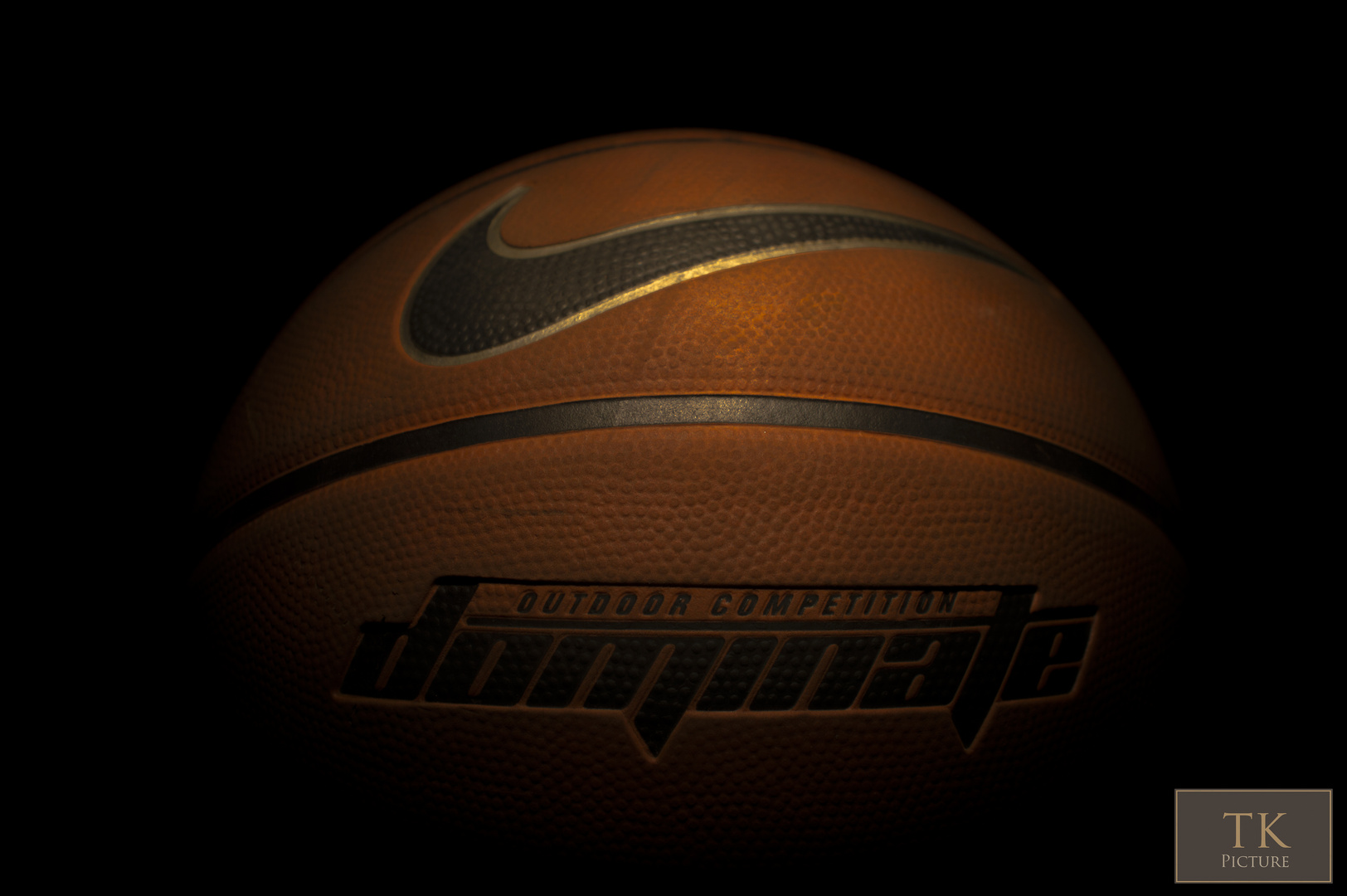 basketball in the darkness