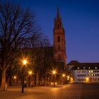 Basler Münster in der blauen Stunde