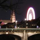 Basler Münster mit Riesenrad