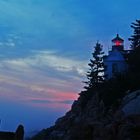 Bass Harbor Light at Dusk