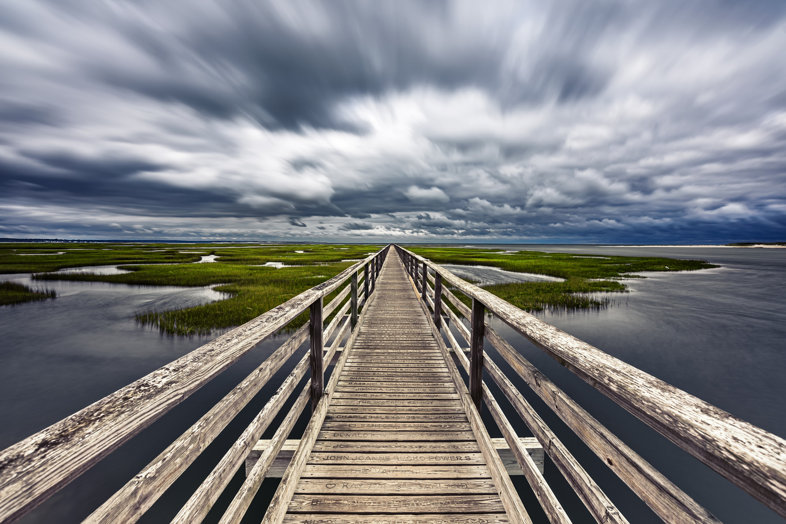 Bass Hole Boardwalk Foto & Bild usa, water, world Bilder auf
